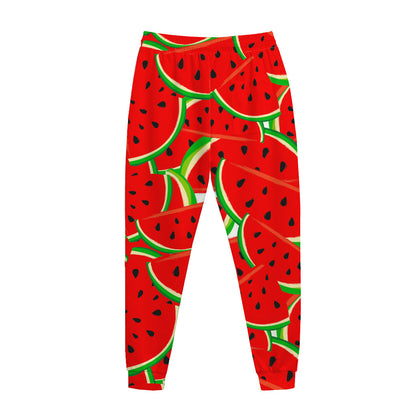 Cute Watermelon Pieces Pattern Print Jogger Pants