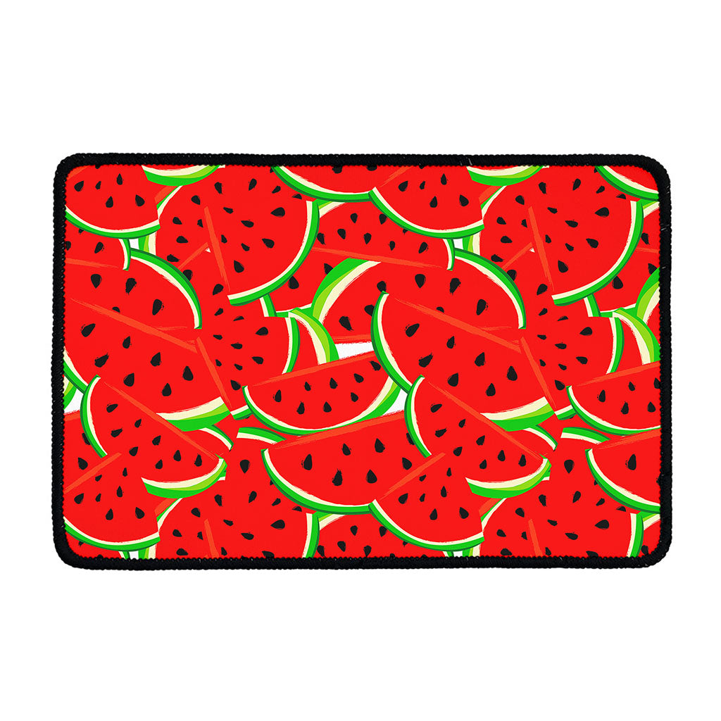 Cute Watermelon Pieces Pattern Print Kitchen Mat
