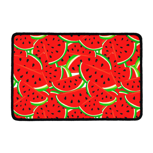 Cute Watermelon Pieces Pattern Print Kitchen Mat