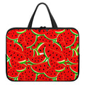 Cute Watermelon Pieces Pattern Print Laptop Sleeve With Handle