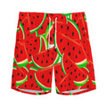 Cute Watermelon Pieces Pattern Print Men's Athletic Shorts