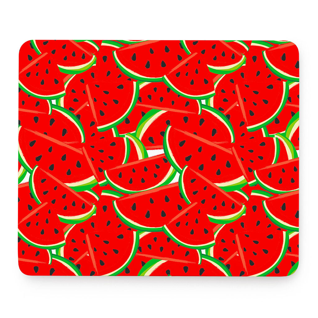 Cute Watermelon Pieces Pattern Print Mouse Pad