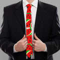 Cute Watermelon Pieces Pattern Print Necktie