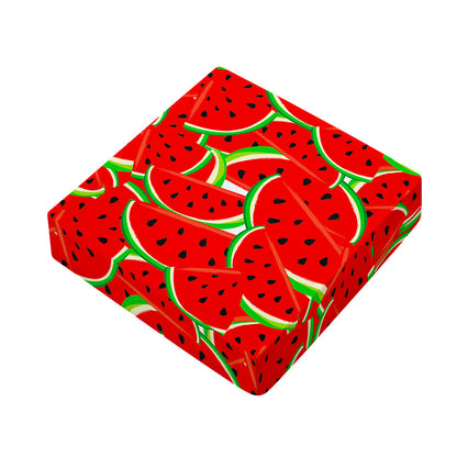 Cute Watermelon Pieces Pattern Print Outdoor Seat Cushion Cover