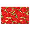 Cute Watermelon Pieces Pattern Print Polyester Doormat