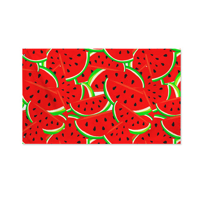 Cute Watermelon Pieces Pattern Print Polyester Flag