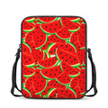 Cute Watermelon Pieces Pattern Print Rectangular Crossbody Bag
