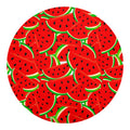 Cute Watermelon Pieces Pattern Print Round Blanket