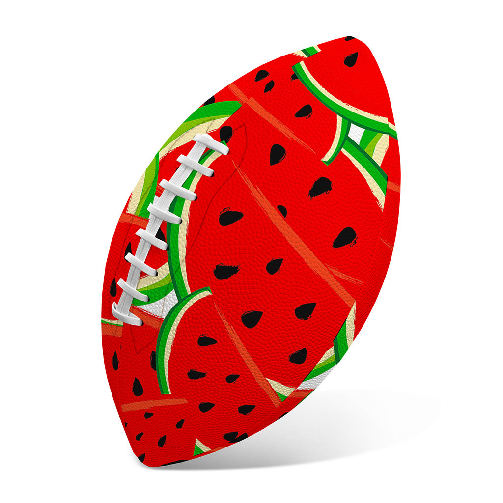 Cute Watermelon Pieces Pattern Print Rugby Ball