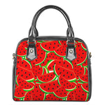 Cute Watermelon Pieces Pattern Print Shoulder Handbag