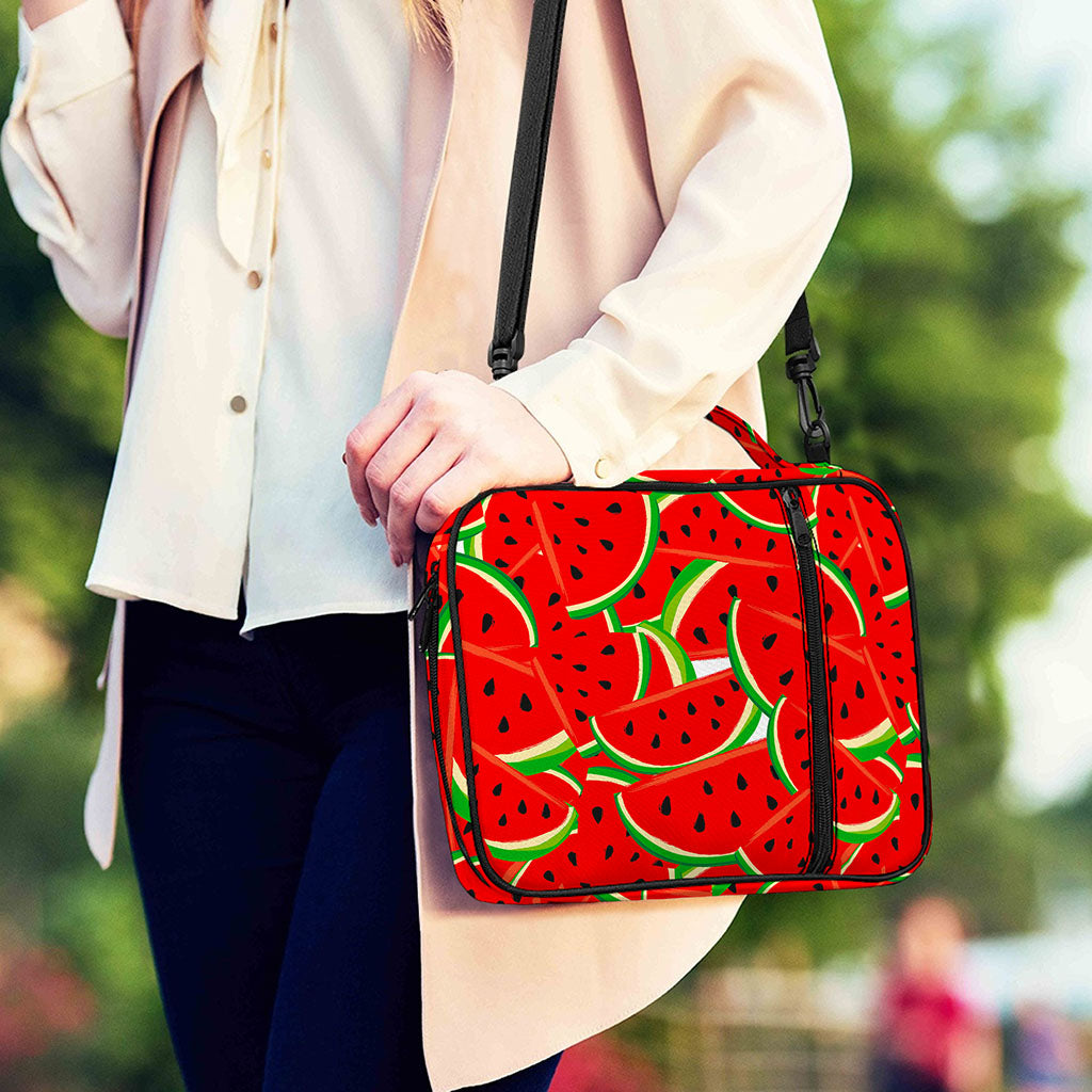 Cute Watermelon Pieces Pattern Print Shoulder Strap Bible Bag
