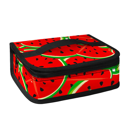 Cute Watermelon Pieces Pattern Print Small Lunch Bag