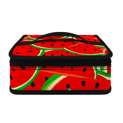 Cute Watermelon Pieces Pattern Print Small Lunch Bag