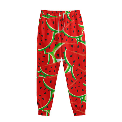 Cute Watermelon Pieces Pattern Print Sweatpants