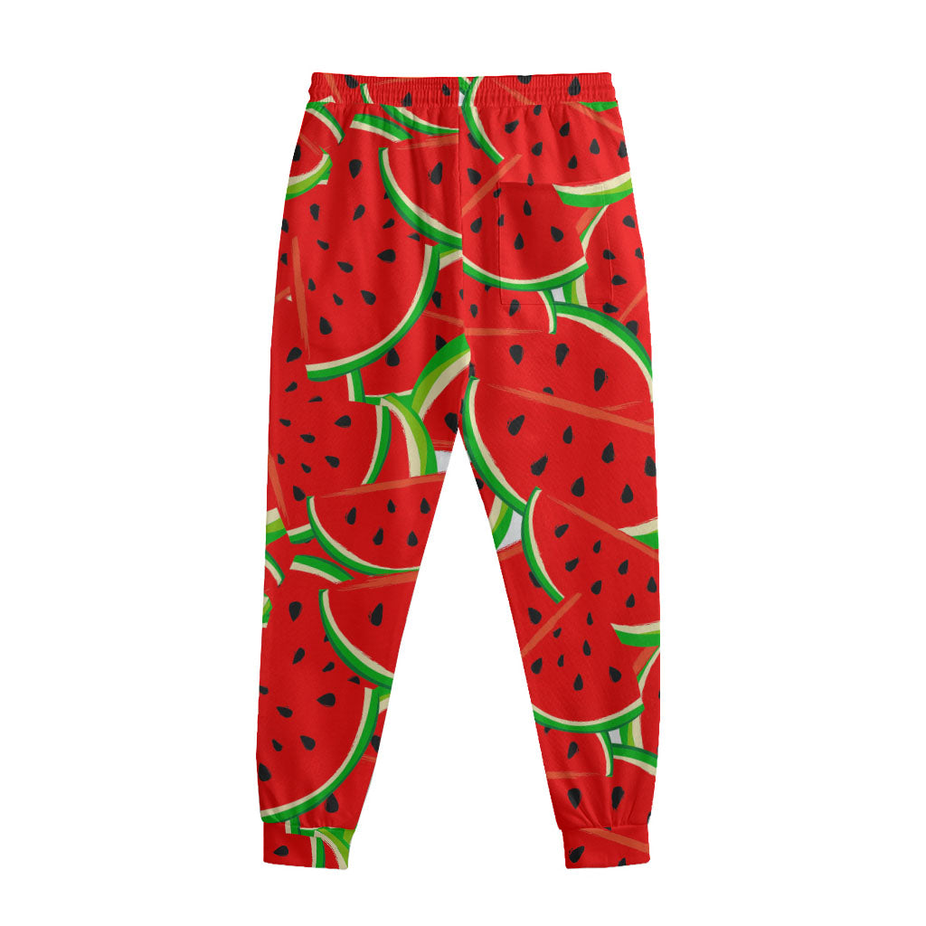Cute Watermelon Pieces Pattern Print Sweatpants