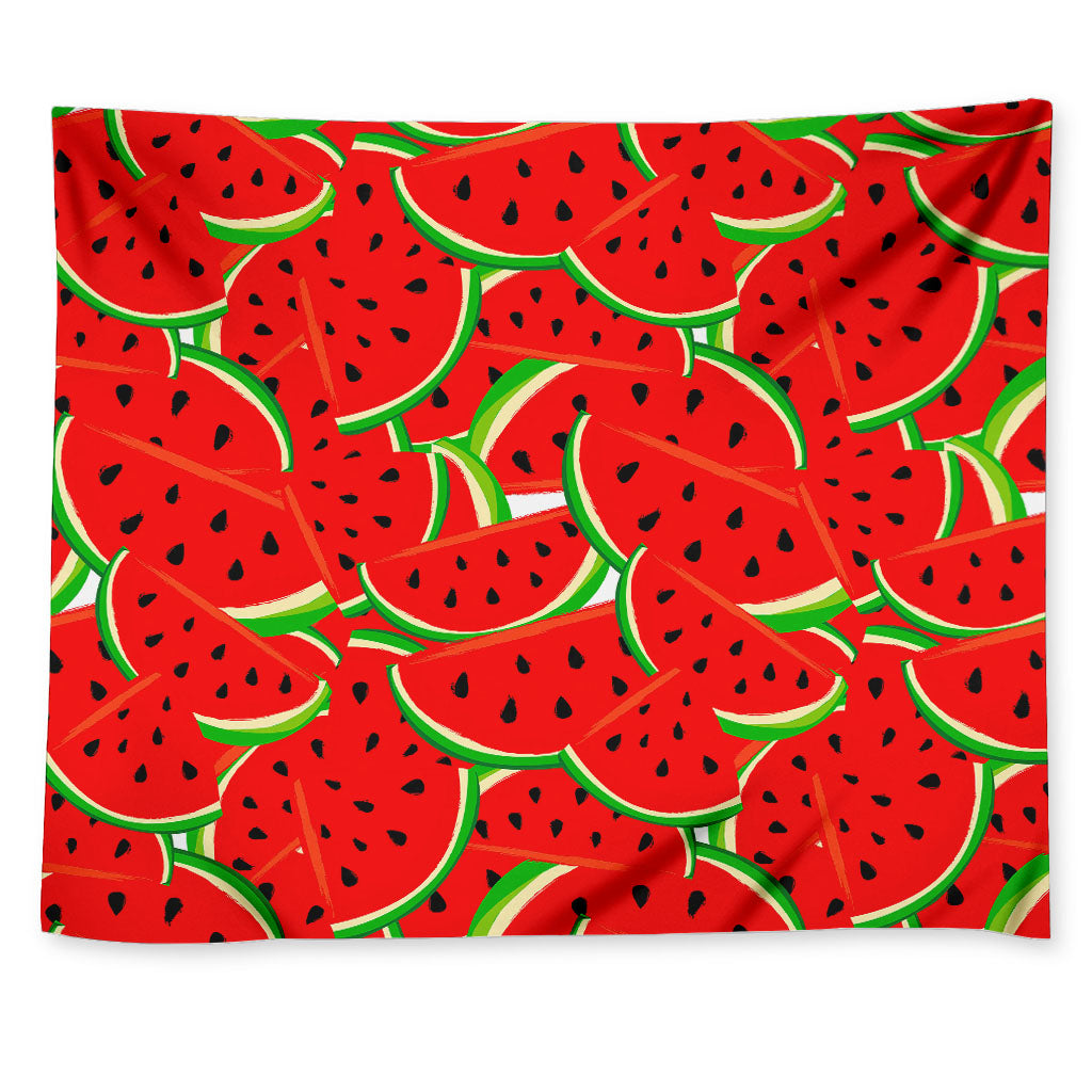 Cute Watermelon Pieces Pattern Print Tapestry