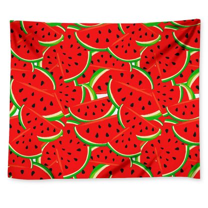 Cute Watermelon Pieces Pattern Print Tapestry