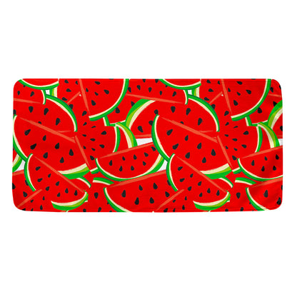 Cute Watermelon Pieces Pattern Print Towel