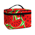 Cute Watermelon Pieces Pattern Print Travel Makeup Bag