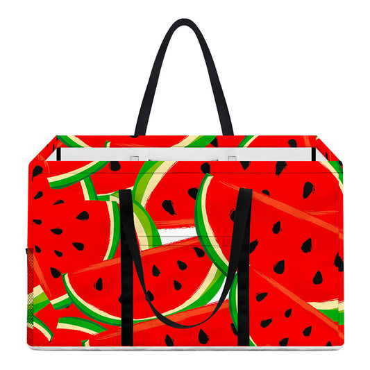Cute Watermelon Pieces Pattern Print Utility Tote Bag