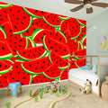 Cute Watermelon Pieces Pattern Print Wall Sticker