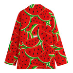 Cute Watermelon Pieces Pattern Print Women's Blazer