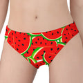 Cute Watermelon Pieces Pattern Print Women's Panties
