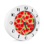 Cute Watermelon Slices Pattern Print Alarm Clock