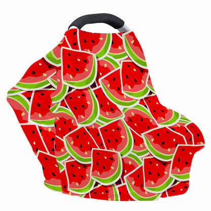 Cute Watermelon Slices Pattern Print Baby Seat Cover