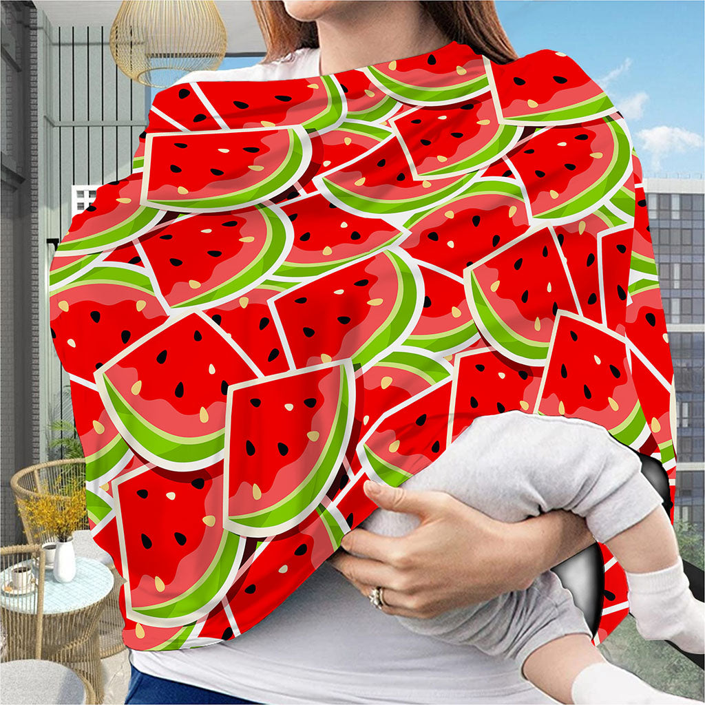 Cute Watermelon Slices Pattern Print Baby Seat Cover
