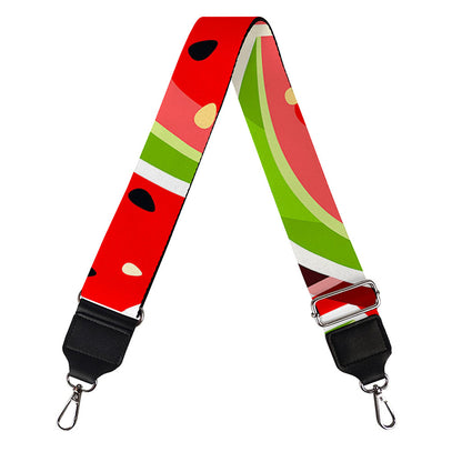 Cute Watermelon Slices Pattern Print Bag Strap