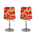 Cute Watermelon Slices Pattern Print Bar Stool Covers