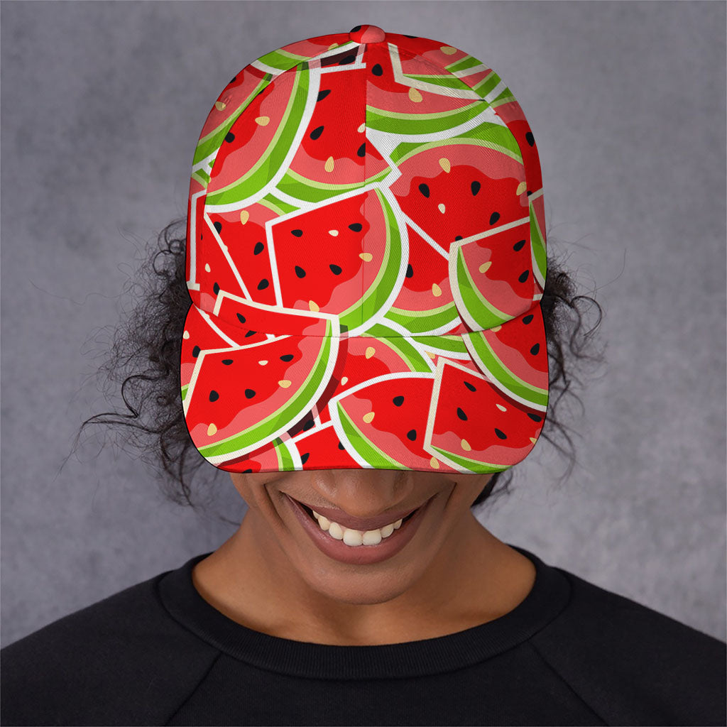 Cute Watermelon Slices Pattern Print Baseball Cap