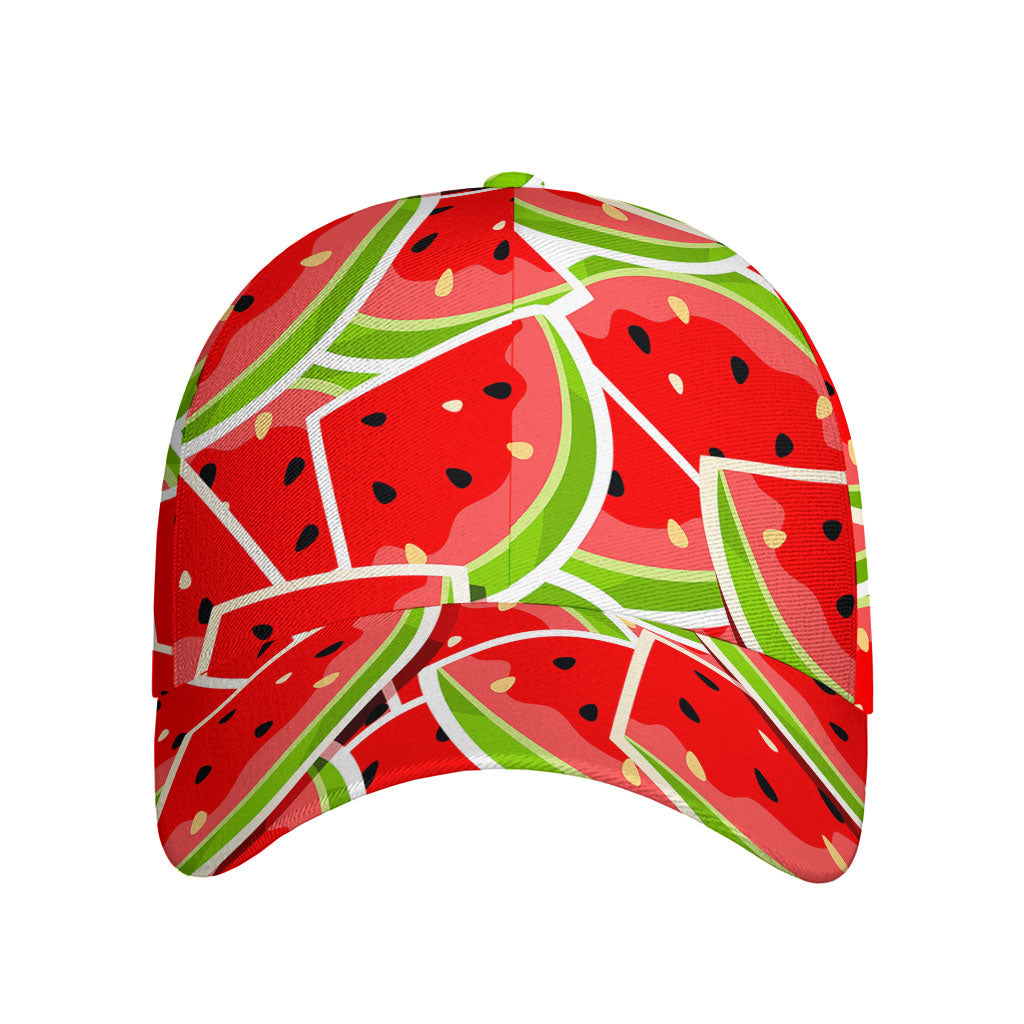 Cute Watermelon Slices Pattern Print Baseball Cap