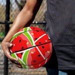 Cute Watermelon Slices Pattern Print Basketball
