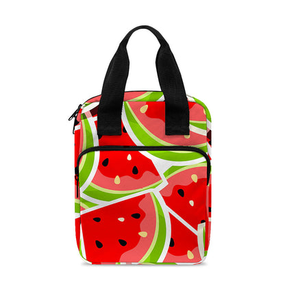 Cute Watermelon Slices Pattern Print Bible Tote Bag