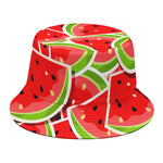 Cute Watermelon Slices Pattern Print Bucket Hat
