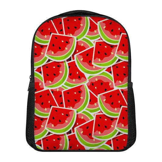 Cute Watermelon Slices Pattern Print Casual Backpack