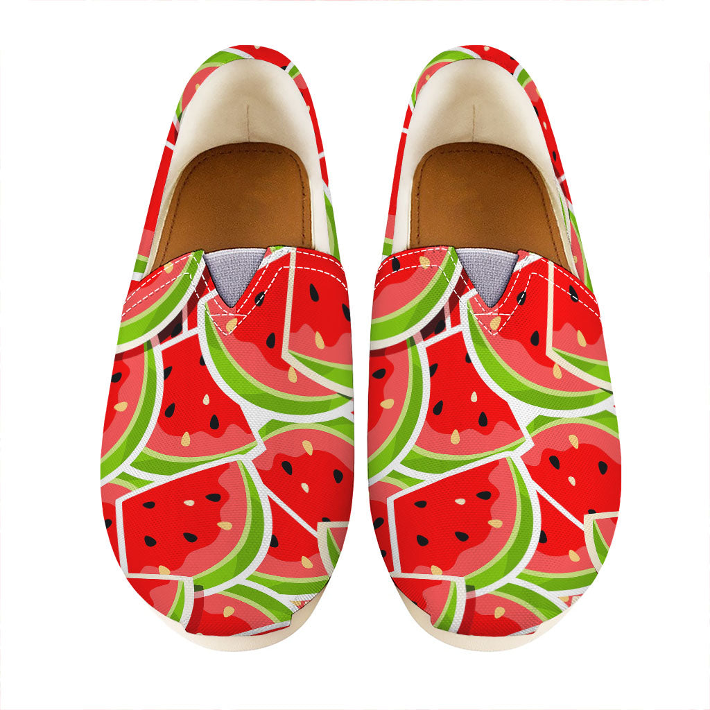 Cute Watermelon Slices Pattern Print Casual Shoes