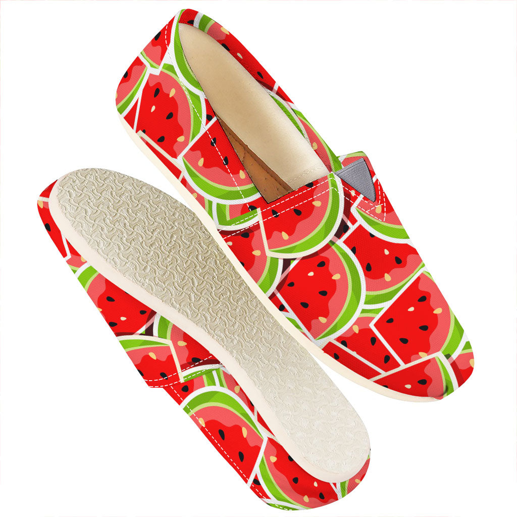 Cute Watermelon Slices Pattern Print Casual Shoes