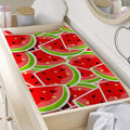 Cute Watermelon Slices Pattern Print Changing Pad Cover