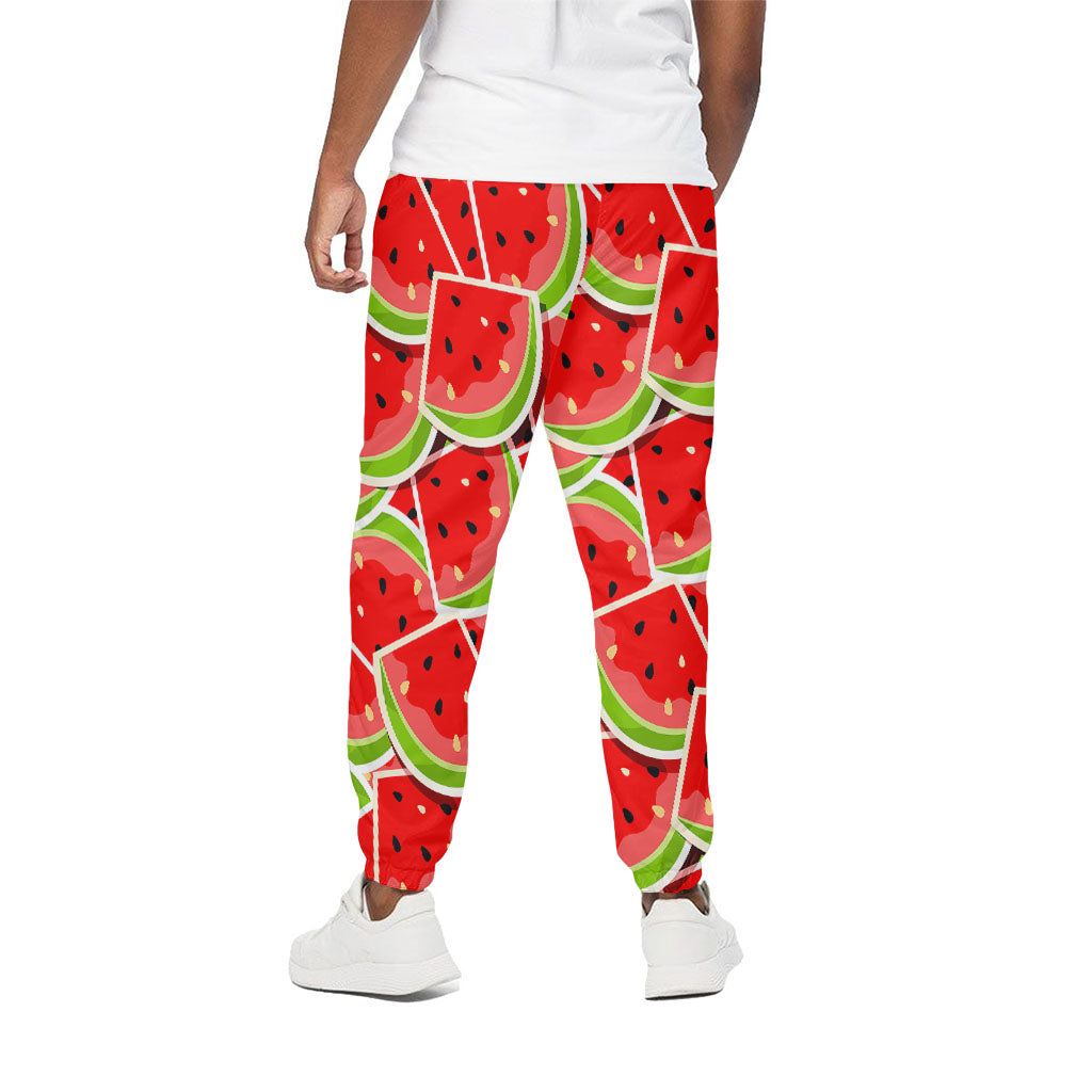 Cute Watermelon Slices Pattern Print Cotton Pants