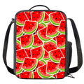 Cute Watermelon Slices Pattern Print Crossbody Lunch Bag