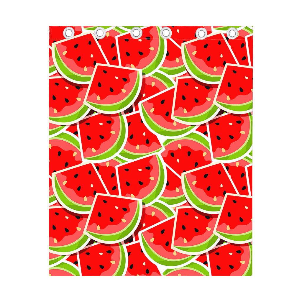 Cute Watermelon Slices Pattern Print Curtain