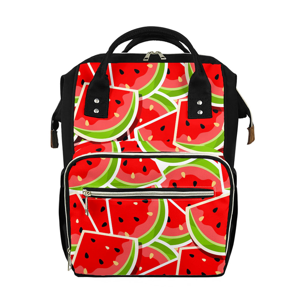 Cute Watermelon Slices Pattern Print Diaper Bag