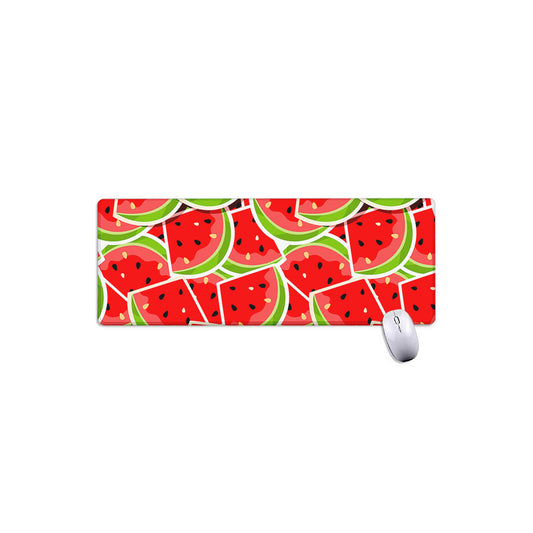 Cute Watermelon Slices Pattern Print Extended Mouse Pad