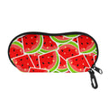 Cute Watermelon Slices Pattern Print Glasses Case