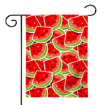 Cute Watermelon Slices Pattern Print House Flag