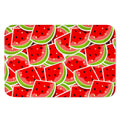 Cute Watermelon Slices Pattern Print Indoor Door Mat