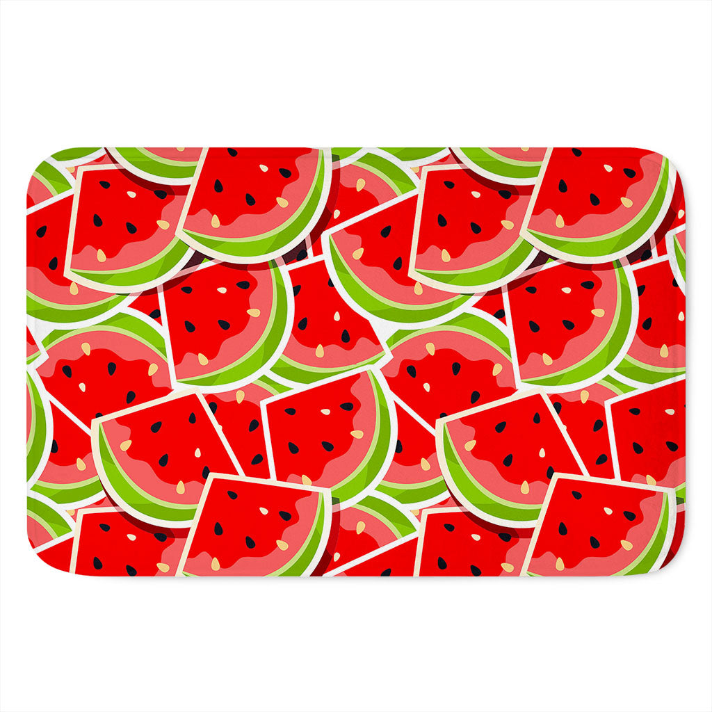 Cute Watermelon Slices Pattern Print Indoor Door Mat